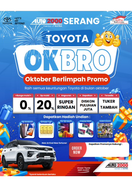 Promo Toyota Serang Akhir Tahun